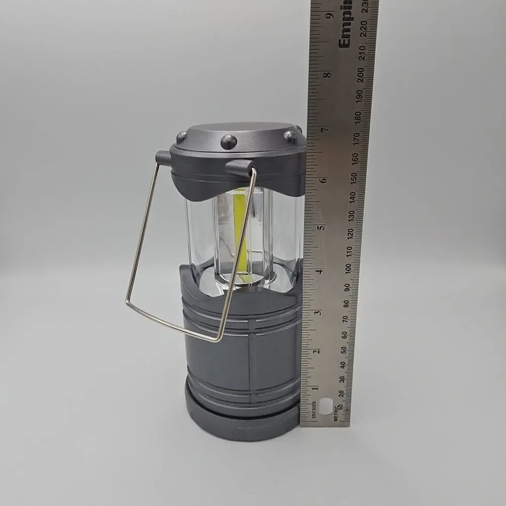 Ultra Bright Collapsible COB Lamp LED Camping COB Light Battery Included Lantern